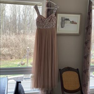 Maya Bridesmaid Dress - Taupe Blush - size US 8